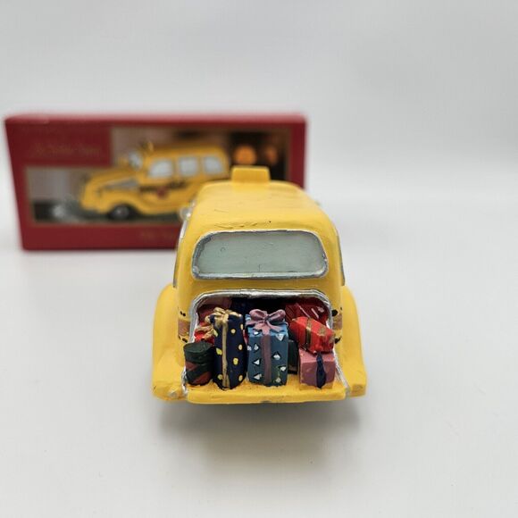 The Village Collection St Nicholas Square City Taxi Vintage Christmas‎ - Picture 4 of 4